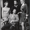 Bethel Leslie, Tom Poston, Nicolas Coster and unidentified others in rehearsal for the stage production But, Seriously...