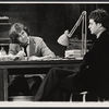 Alan Bates and Hayward Morse in the stage production Butley