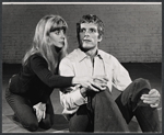 Blythe Danner and Keir Dullea in publicity for the stage production Butterflies Are Free