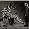 Gretchen Wyler, Gene Rayburn, and company in the stage production Bye Bye Birdie