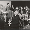 Ketty Lester, Rosetta LeNoire, Vernon Duke and unidentified others in rehearsal for a stage production of Cabin in the Sky