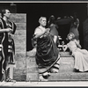 Philip Bosco, George Voskovec and Carrie Nye in the 1963 American Shakespeare production of Caesar and Cleopatra