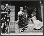 Philip Bosco, George Voskovec and Carrie Nye in the 1963 American Shakespeare production of Caesar and Cleopatra