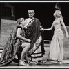 George Voskovec, Carrie Nye and unidentified in the 1963 American Shakespeare production of Caesar and Cleopatra