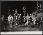 George Voskovec [left] and unidentified others in the 1963 American Shakespeare production of Caesar and Cleopatra