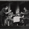 Alan Alda, Val Avery and unidentified others in the stage production Cafe Crown