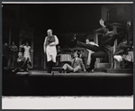 Sam Levene [center] and ensemble in the stage production Cafe Crown