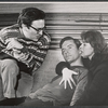Director Sidney Lumet, Kenneth Haigh, and Colleen Dewhurst in rehearsal for the stage production Caligula
