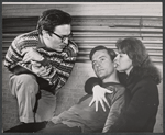 Director Sidney Lumet, Kenneth Haigh, and Colleen Dewhurst in rehearsal for the stage production Caligula