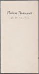 Flatiron Restaurant