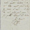 Autograph letter signed to Lord Byron, 4 January 1820