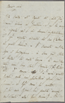 Autograph letter unsigned, fragment, to Lord Byron, January 5 - 11, 1820