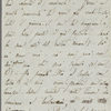 Autograph letter unsigned, fragment, to Lord Byron, January 5 - 11, 1820