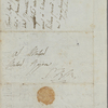 Autograph letter signed to Lord Byron, 5 - 11 January 1820