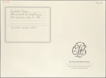 Autograph note unsigned to Lord Byron, Mid-January - 15 July 1820