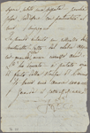 Autograph letter signed to Lord Byron, Mid-January - 15 July 1820