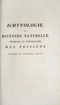 Ichtylogie, ou Histoire naturelle