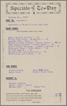 Restaurant name and/or location not given