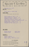Restaurant name and/or location not given