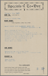Restaurant name and/or location not given