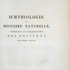 Ichtylogie, ou Histoire naturelle