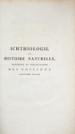 Ichtylogie, ou Histoire naturelle