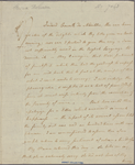 Letter to Louis Marie, Vicomte de Noailles