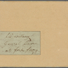 Letter to Gen. [Benjamin] Lincoln, Fort ferry