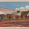The camel train and the Peking Wall.