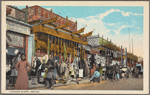 Chinese shops, Peking.