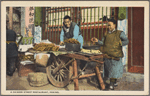A Chinese street restaurant, Peking.