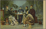 A Chinese tea and cake party.