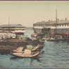 Opium hulks in Shanghai Harbour.