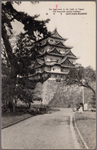 The high tower in the castle of Nagoya.  (The honourable national building.)