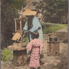 A Japanese cake (ame) seller.