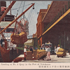 Raw silk loading at No. 4 Quay in the port of Yokohama.