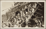 Coaling a ship, Nagasaki.