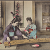 Women playing the koto