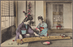 Women playing the koto