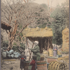 Japanese family working outdoors