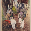 Oharame, or women from the village of Ohara near Kyoto, carrying firewood for sale.