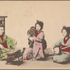 Maiko playing musical instruments.