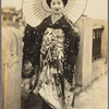 Maiko with parasol.