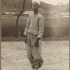 Man wearing traditional peasant clothing.