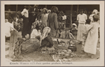 Krinchi [Kerinchi?] women with their garden produce, Selangor.