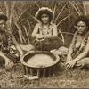 Aumaga seated around tanoa bowl, 'Ava (or kava) ceremony, Samoa.