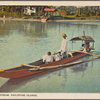 Crossing a stream, Philippine Islands.