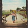 Native girl going to market thru Postigo Gate, Manila.