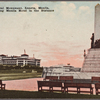 Rizal Monument, Luneta, Manila, showing Manila Hotel in the distance.