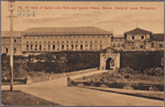 View of Santa Lucia Gate and Jesuit's Palace, Manila, Island of Luzon, Philippines.